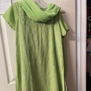 Traditional green dress